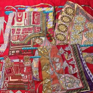 Stunning Authentic Hermes Scarf 🧣 Beautiful Detail and Vibrant colors.
